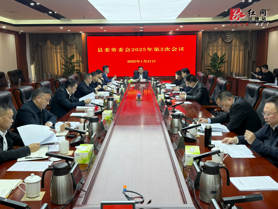 刘向阳主持召开县委常委会2025年第2次会议